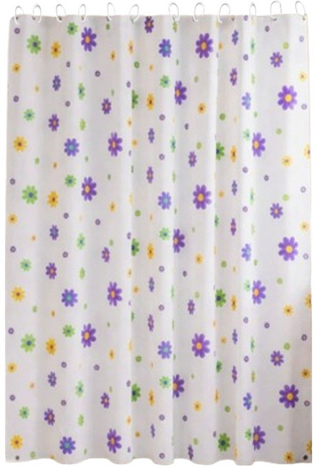 원이네 모던 디자인 방수 샤워커튼, 데이지, 1개