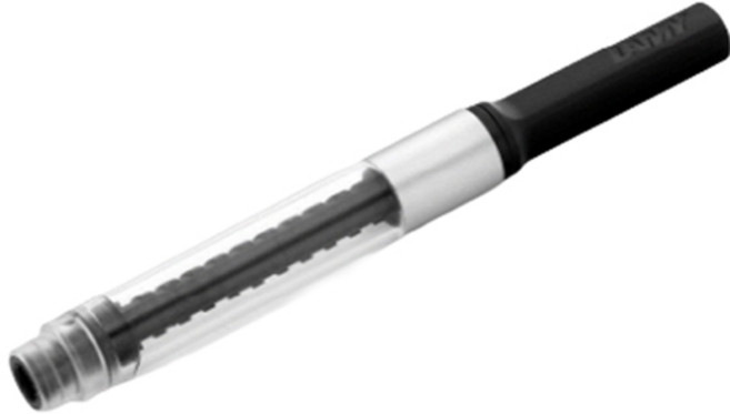 LAMY 임포리움 / 다이얼로그3 / 액센트 / 로고 / ST / CP1 / 스튜디오 / 스칼라 호환가능 컨버터 Z27, Black, 1개