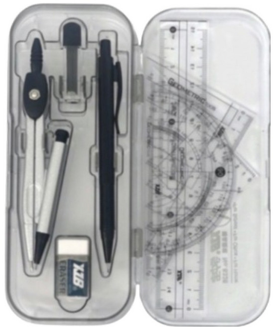 올어바웃하나 각도기 컴퍼트 세트, 1세트