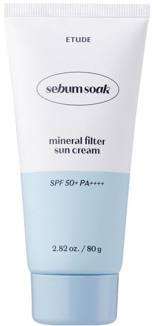 에뛰드 피지쏙 무기자차 선크림 80ml SPF50+ PA++++, 80g, 1개