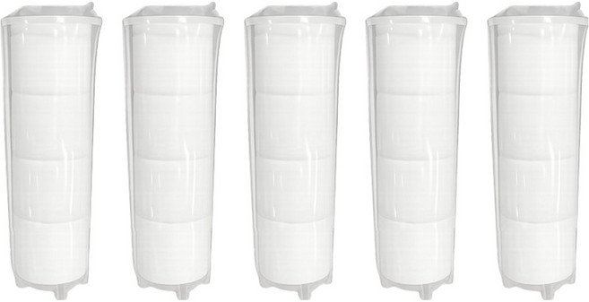 블래트 여행용 샤워기 필터 소형, 5개, 무향