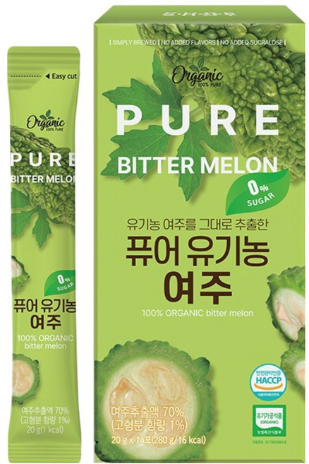 천호엔케어 퓨어 유기농 여주스틱 14p, 280g, 1개