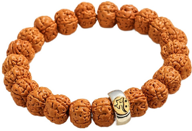 리버폭스 원목 염주 명상 불교 팔찌, 대세지보살(말띠), 1개