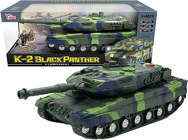 씽크토이 K-2 블랜팬서 후렉션 탱크, 1개, 혼합색상