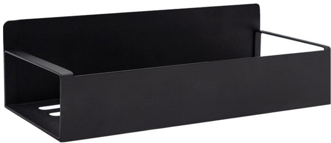 모나코올리브 모노 마그네틱 수납 자석선반, 1개, 블랙