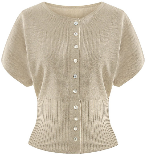 페이지플린 여성용 버튼 돌먼핏 니트 P6BKN003C