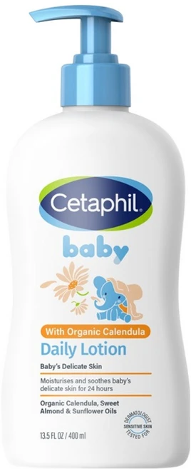 세타필 베이비 데일리 로션 카렌듈라, 1개, 400ml - 쿠팡