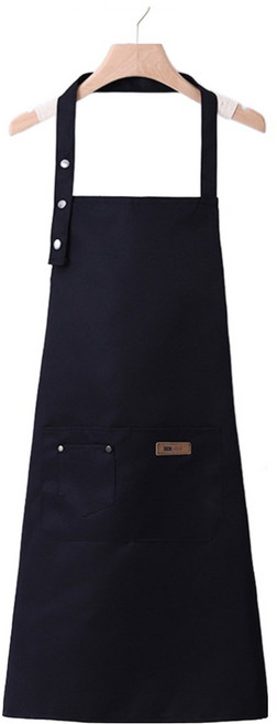 데이소이 홀터넥 스타일 주방 앞치마 ONE SIZE, 04 블랙, 1개