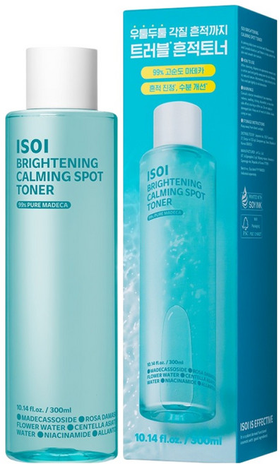 아이소이 브라이트닝 마데카소사이드 흔적 진정 토너, 1개, 300ml