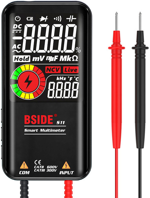 루아즈 전문가용 휴대용 전기테스터기 디지털 멀티미터 검전기 LUAZ-AE2, 1개