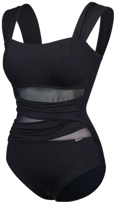 레노마스윔 여성용 시스루 셔링 모노키니 RN-LS2G911