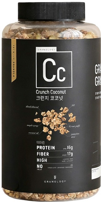 그라놀로지 크런치 코코넛, 1개, 440g