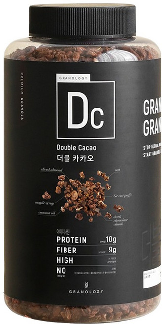 그라놀로지 더블카카오 시리얼, 440g, 1개