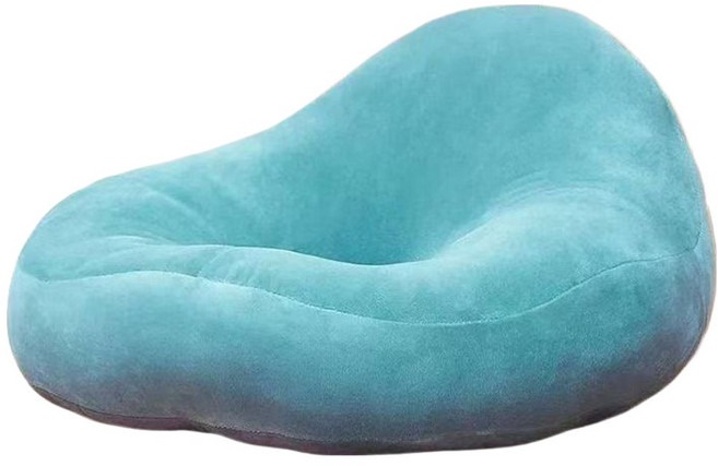 알버트현 두꺼운 허리 받침 도넛 방석, 블루, 1개