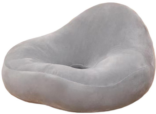 알버트현 두꺼운 허리 받침 도넛 방석, 그레이, 1개