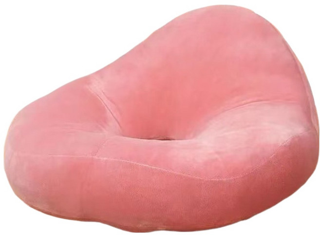 알버트현 두꺼운 허리 받침 도넛 방석, 핑크, 1개