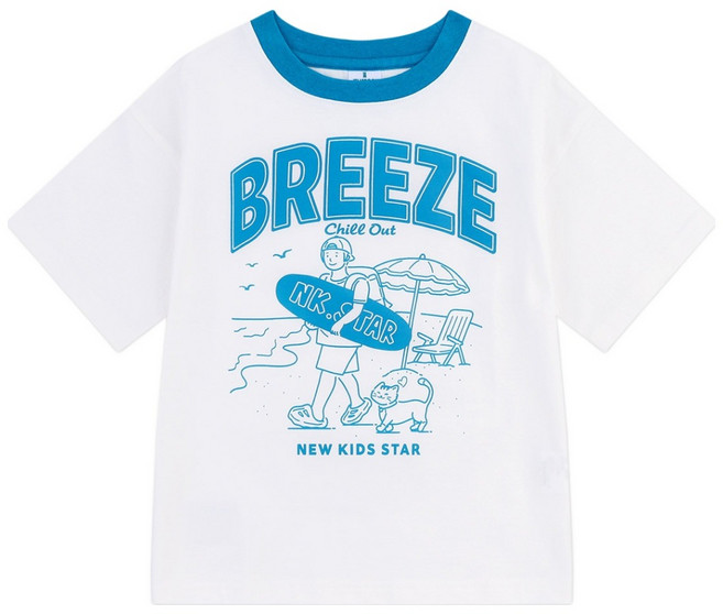 젤리스푼 아동용 썸머브리즈 서핑 티셔츠