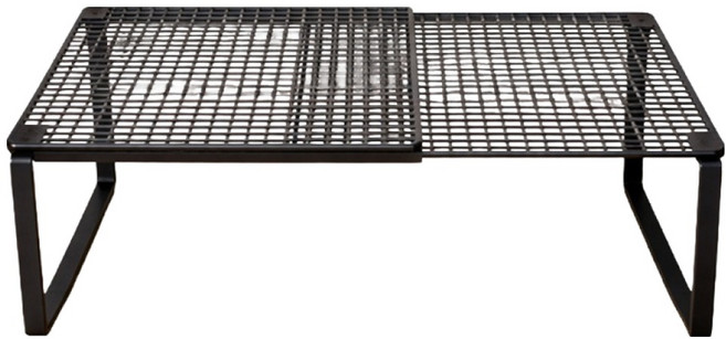 메오 길이조절 확장형 옷장 정리 칸막이 수납정리대 S, 블랙, 1개