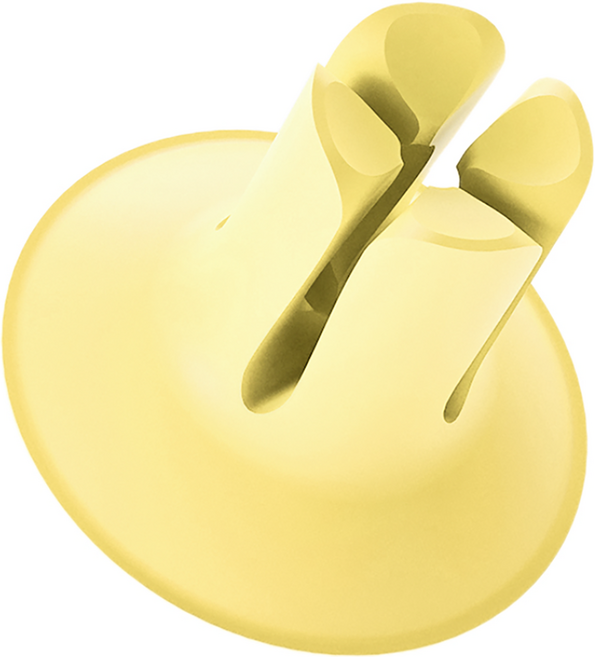 래디어스 칫솔꽂이 닥 고무 무타공 거치대, 파스텔 옐로우, 1개