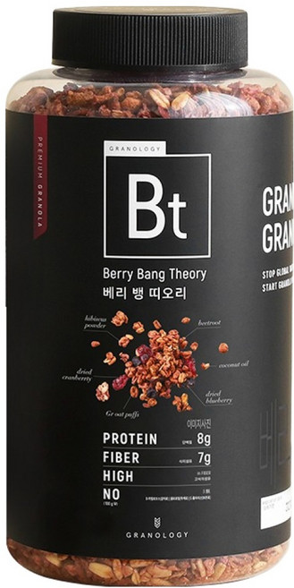 그라놀로지 베리 뱅 띠오리 그래놀라, 440g, 1개