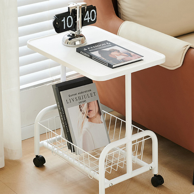 김용석생활연구소 이동식 사이드 테이블, 화이트