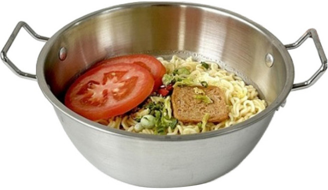 프렌치마르스 심플홈 손잡이 스테인레스 냄비접시 대 MMM3767, 실버, 1개