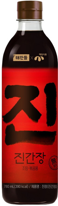 해찬들 매일식품 진장 조림 볶음용 진간장, 1개, 780ml