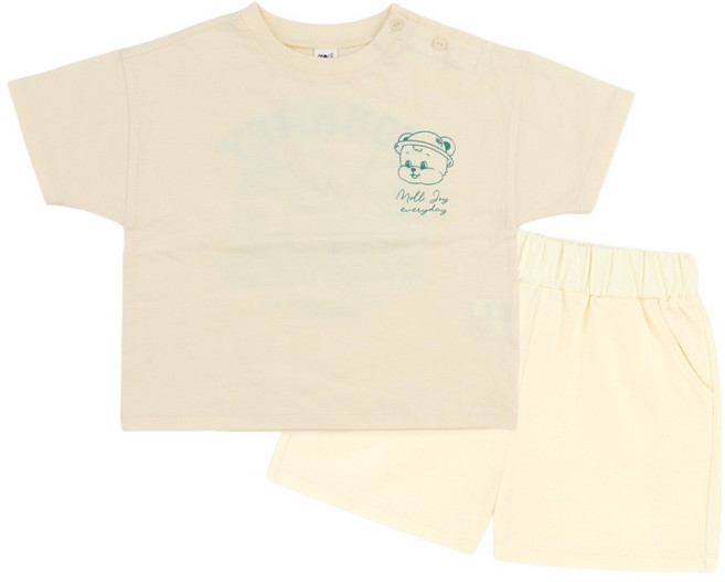 몰리멜리 트립투게더 반팔 상하의 세트