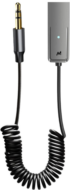 모모 2세대 AUX오디오 차량용 블루투스5.2 핸즈프리 자동차 수신 리시버, 블랙, 1개, 모모AUX-1