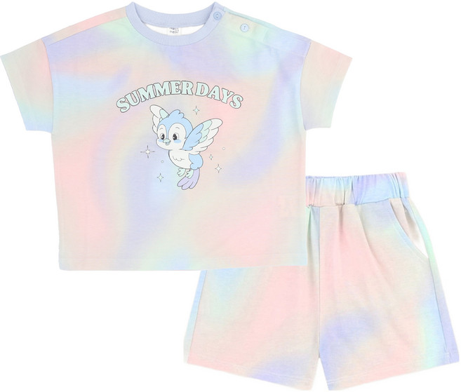 몰리멜리 꾸꾸 데이즈 오로라 타이다이 상하의 세트