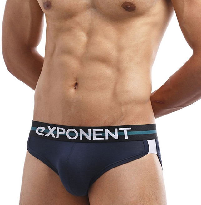 台灣 eXPONENT BambooSoft 竹炭纖維 肌感本能 運動剪接三角內褲