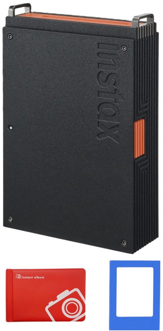 인스탁스 스마트폰 포토 프린터 미니링크 플러스 + 오리진미니앨범 랜덤발송 + 미니자석액자 랜덤발송 세트, 1세트, FI046W