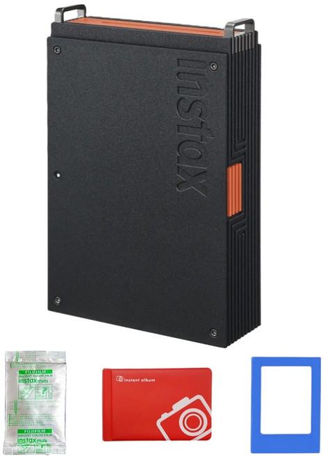 인스탁스 스마트폰 포토 프린터 미니링크 플러스 + 미니필름 + 오리진미니앨범 랜덤발송 + 미니자석액자 랜덤발송 세트, 1세트, FI046W