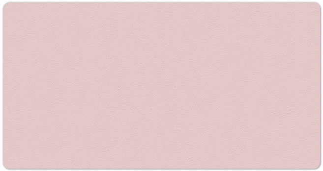 MOHACO 모하코 가죽 심플 와이드 데스크 방수 장패드, 베이비핑크
