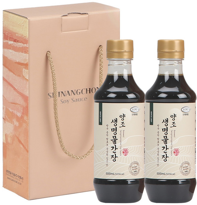 신앙촌 양조 생명물간장 기쁨 2호, 500ml, 2개