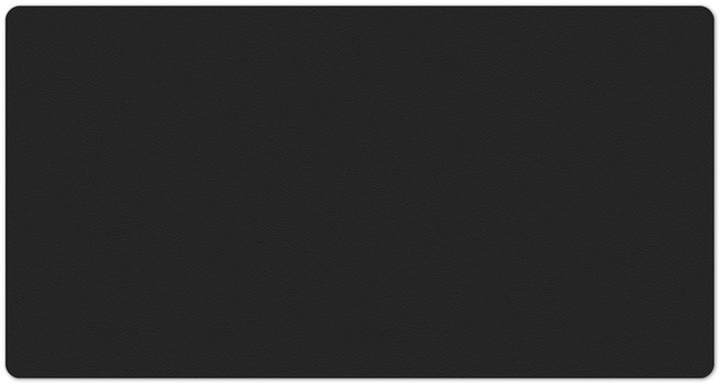 MOHACO 모하코 가죽 심플 와이드 데스크 방수 장패드, 스타리블랙