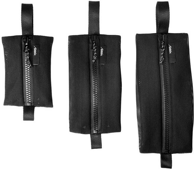 Matador 鬥牛士 Mesh Origanizer Bag Set 網狀收納袋組, 黑色, 1套