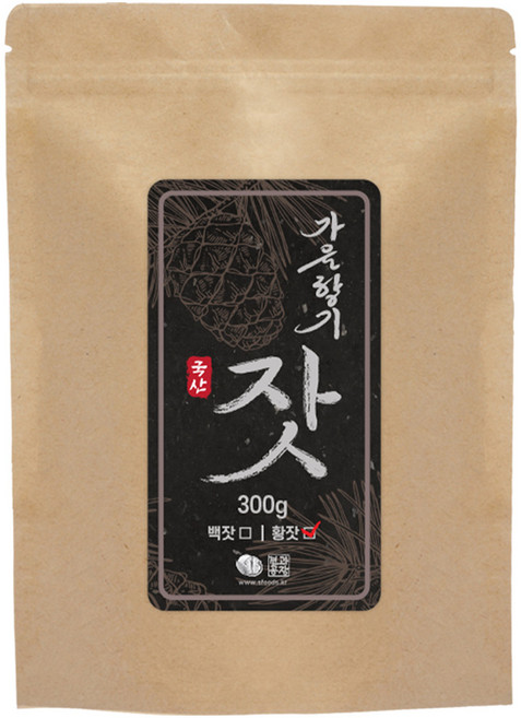 견과공장 국내산 황잣, 300g, 1개