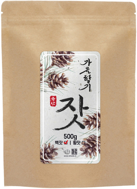 견과공장 국내산 백잣, 500g, 1개