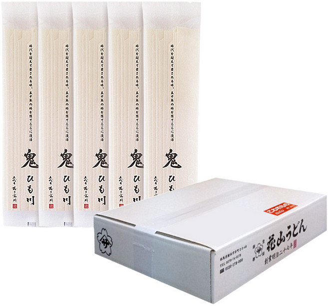 HANAYAMA 오니히모카와 우동면, 90g, 30개