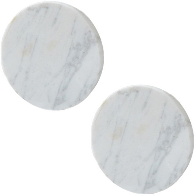 아메리칸로드 티코스터 카페 방수 대리석 컵받침 SH361, C, 2개