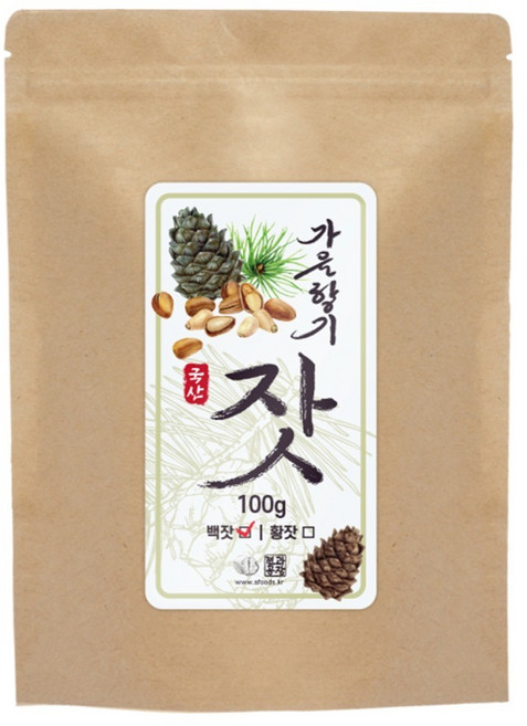견과공장 국내산 백잣, 100g, 1개