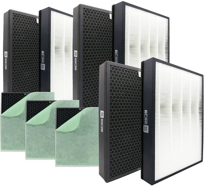 상상그램 삼성 공기청정기 필터 고급형, 3개, CFX-D100D