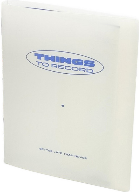 마넷 레코드 26공 바인더 속지 CREAM BLUE 05 3분할, 3개, 50매