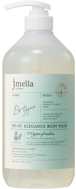 jmella 法國優雅檀香香水沐浴露, 1個, 1L