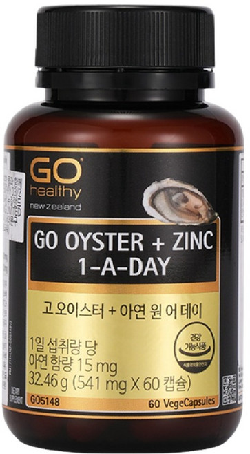 고헬씨 고 오이스터 + 아연 원 어 데이 32.46g, 60정, 1개