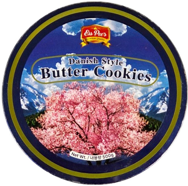 데니쉬 버터 쿠키 체리블라썸, 500g, 1개