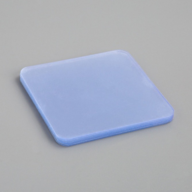 Anine 厚款強力矽膠凝膠免打孔雙面膠帶 透明 6 x 6 x 0.04 cm, 200個