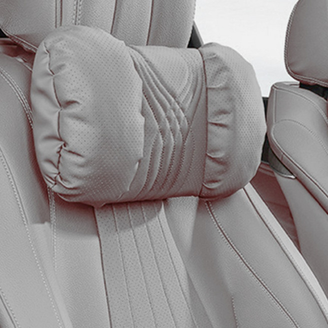 크로니클 프리미엄 담요 레파드라인 목쿠션, 네뷸라그레이, 1개