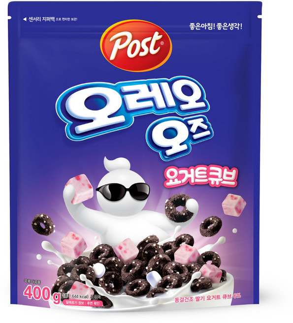 포스트 오레오오즈 요거트큐브 시리얼, 1개, 400g